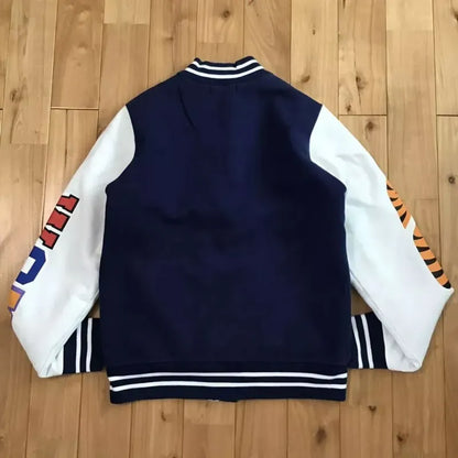 Bape Shark Sweat Varsity Jacket
