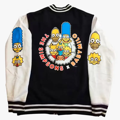Baby Milo Bape Simpsons Varsity Jacket