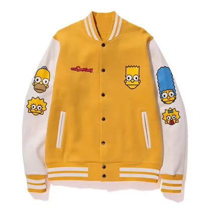 Baby Milo Bape Simpsons Varsity Jacket