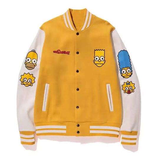 Baby Milo Bape Simpsons Varsity Jacket