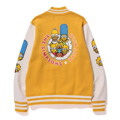 Baby Milo Bape Simpsons Varsity Jacket
