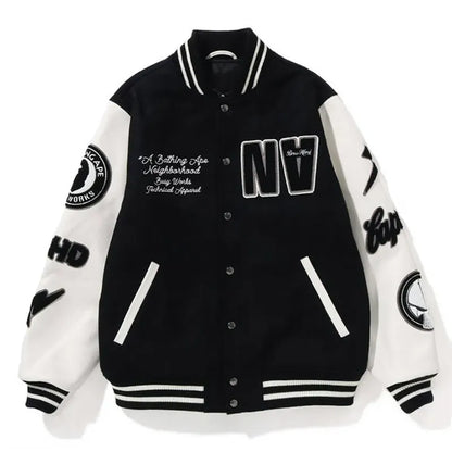 Bape Neighborhood Varsity Jacket
