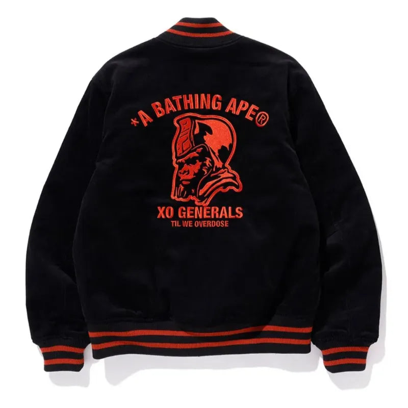 Bape A Bathing Ape XO Generals Varsity Jacket