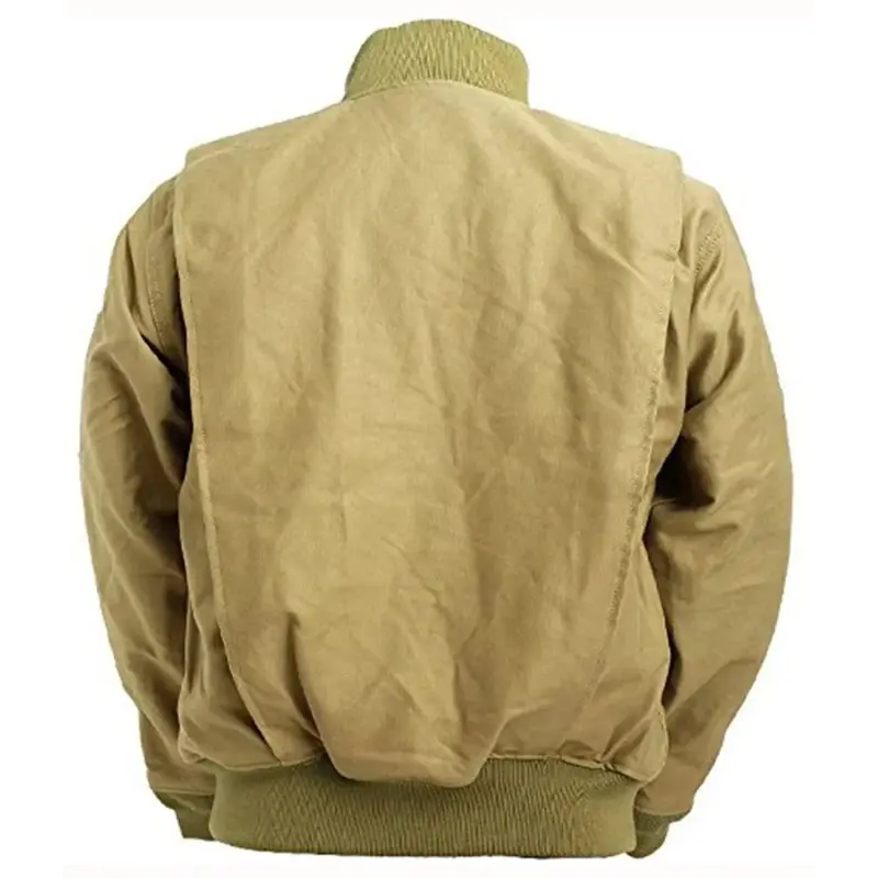 Brad Pitt Fury Wardaddy Military Bomber Jacket