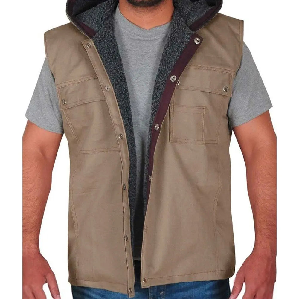 Bushwick Dave Bautista Hoodie Vest Max Jackets