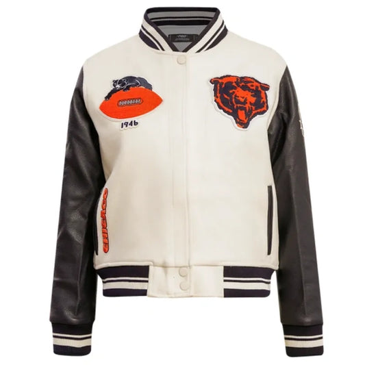 Chicago Bears Retro Classic Wool Varsity Jacket