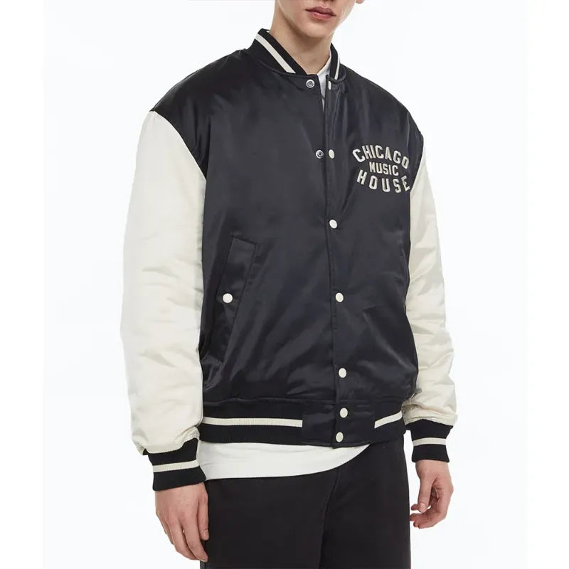 Chicago House Music Baseball Bomber Jacket