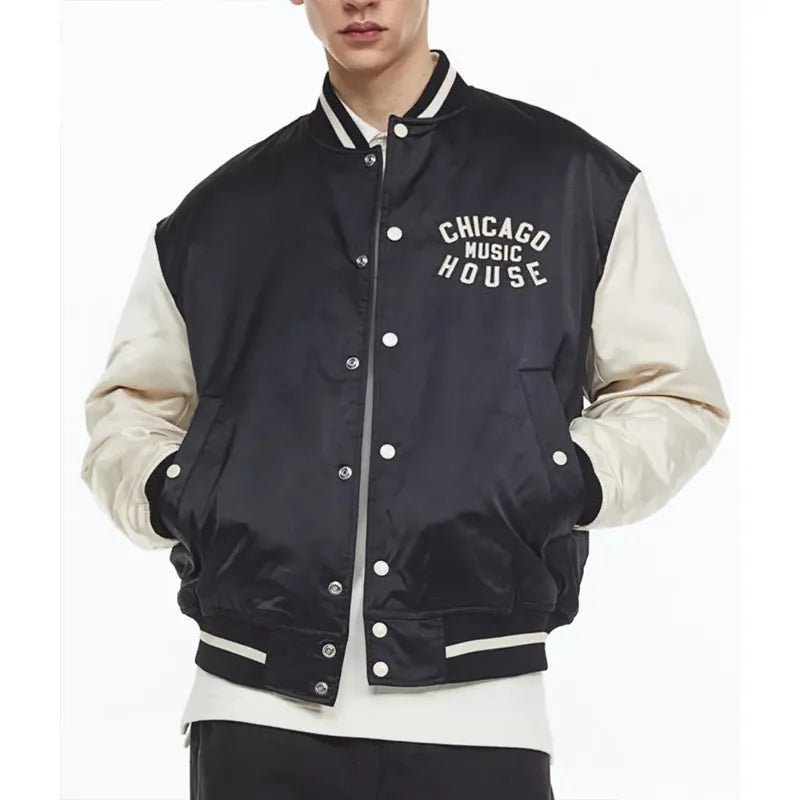 Chicago House Music Baseball Bomber Jacket