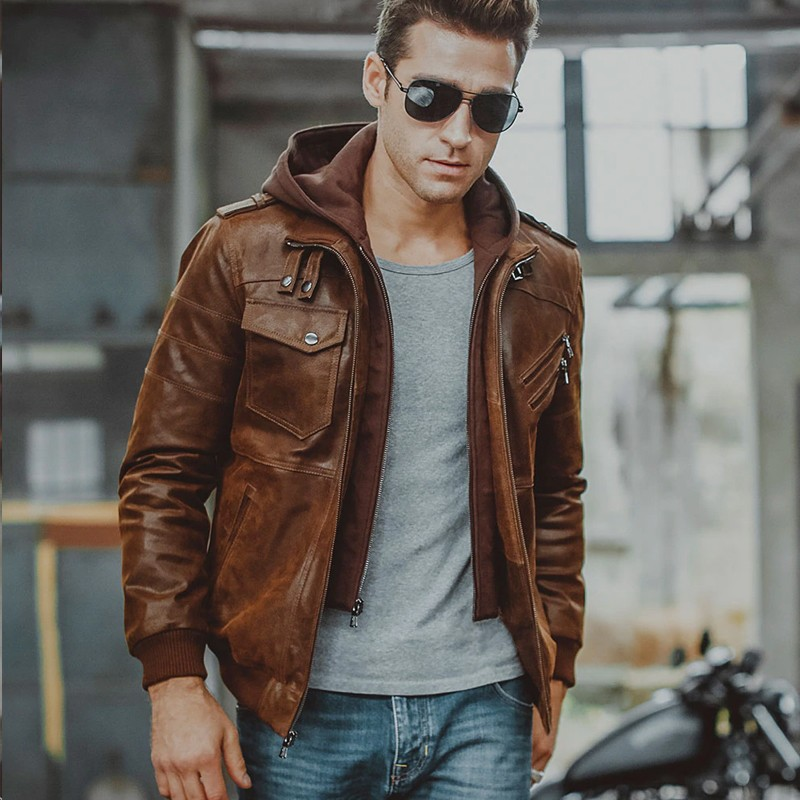 Pin em Men's Biker Leather Jackets Max Jackets