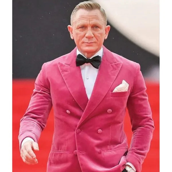 Daniel Craig No Time To Die Velvet Blazer Max Jackets