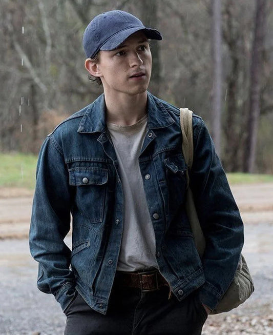 THE DEVIL ALL THE TIME TOM HOLLAND JACKET Max Jackets