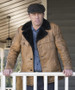 Jeffrey Donovan Fargo Shearling Leather Jacket Max Jackets