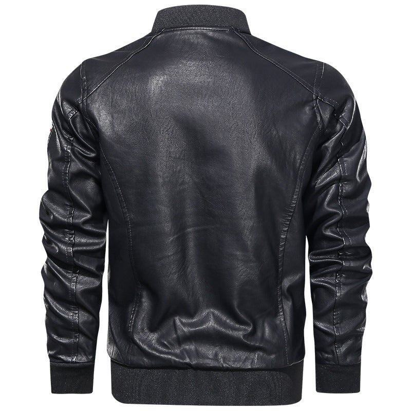 Bomber Leather Jacket For Men And Women