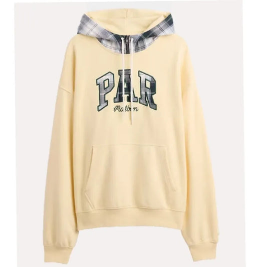 Gap x Malbon Fleece Yellow Pullover Hoodie