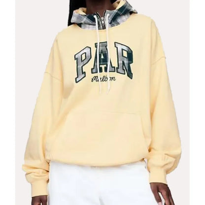 Gap x Malbon Fleece Yellow Pullover Hoodie