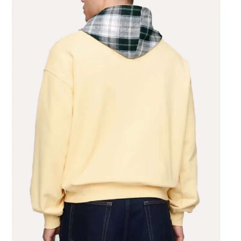 Gap x Malbon Fleece Yellow Pullover Hoodie