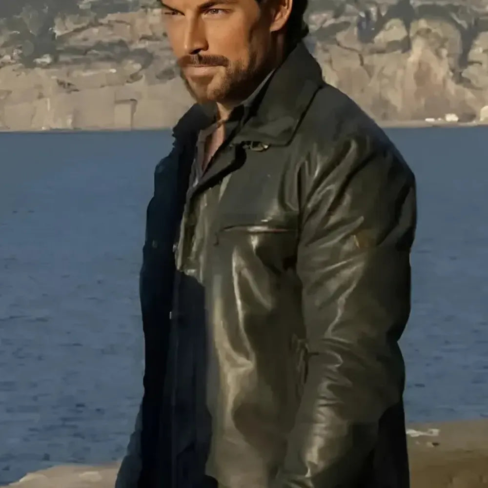 Inganno Giacomo Gianniotti Leather Jacket Max Jackets