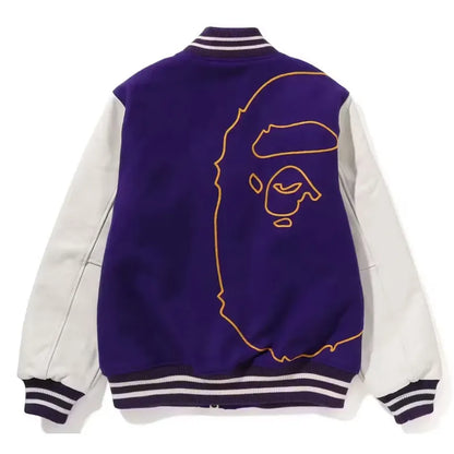 Head Bape Giant Ape Varsity Jacket