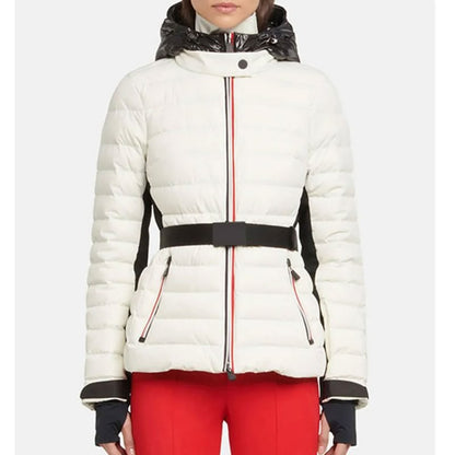 Heart of Stone Gal Gadot White Puffer Jacket