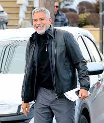 George Clooney Wolfs 2024 Black Jacket Max Jackets