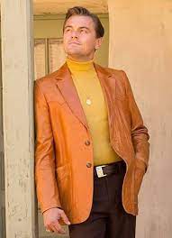 Buy Once Upon a Time in Hollywood Leonardo DiCaprio Leather Coat Max Jackets