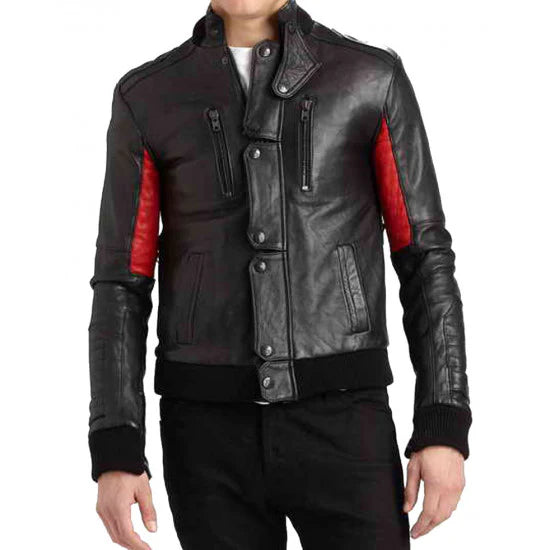 Surface to Air Kid Cudi Champ Black Leather Jacket Max Jackets