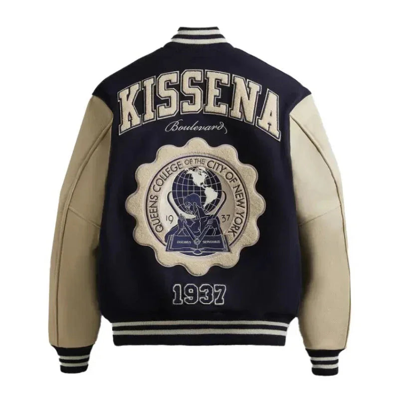Kith Russell Athletic Cuny Brooklyn College Golden Bear Nocturnal Varsity Jacket