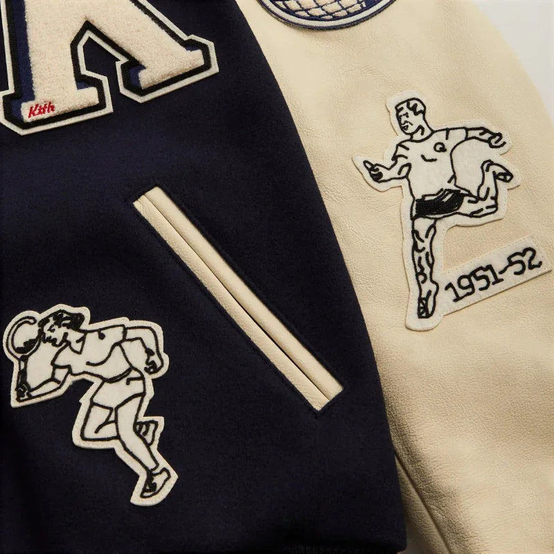 Kith Russell Athletic Cuny Brooklyn College Golden Bear Nocturnal Varsity Jacket