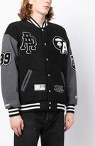 AAPE BY A BATHING APE Logo-Patch Varsity Bomber Jacket Max Jackets