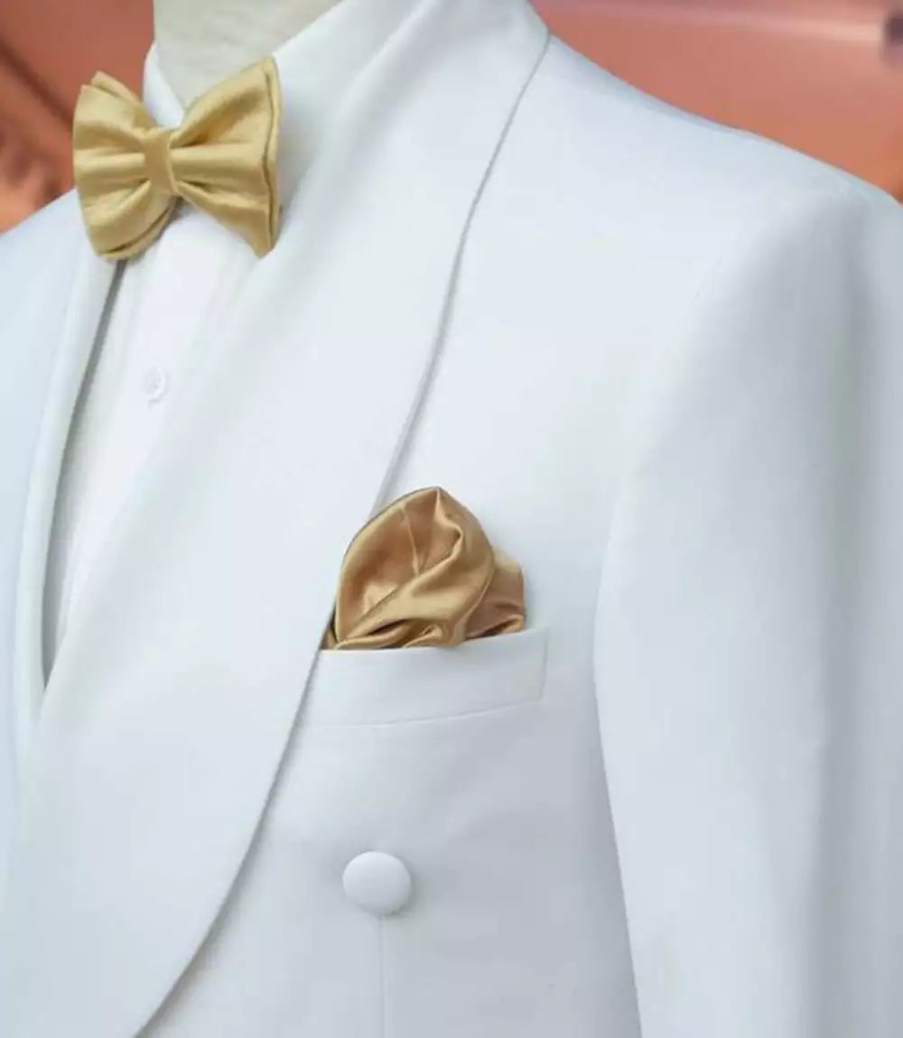 Denson Men's Off-White Dinner Tuxedo – Double-Breasted