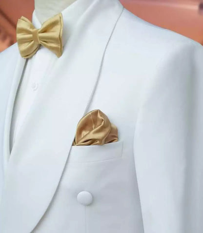 Denson Men's Off-White Dinner Tuxedo – Double-Breasted