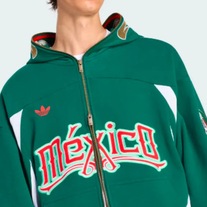 FIFA World Cup 26 Adidas Mexico Green Hoodie