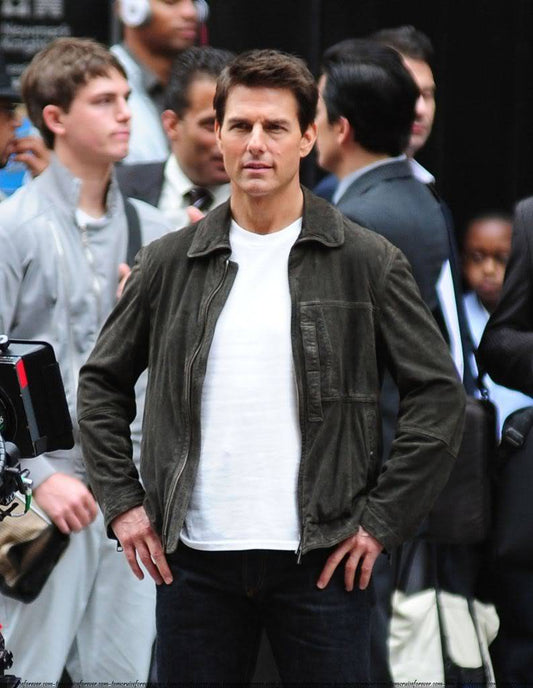 Tom Cruise's Burberry Brit Reckitt Suede Jacket Max Jackets