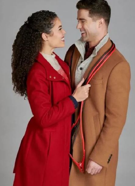 Welcome To Valentine 2023 Olivia Red Wool Coat