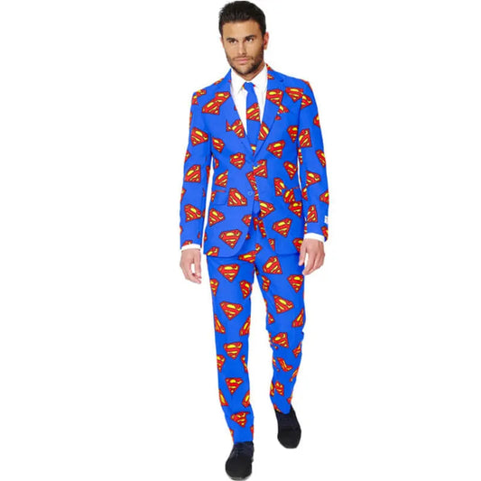 Superman Blue Tuxedo Vintage Jacket