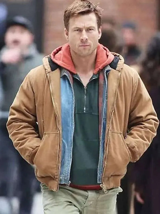 The Running Man 2025 Glen Powell Hooded Jacket Max Jackets