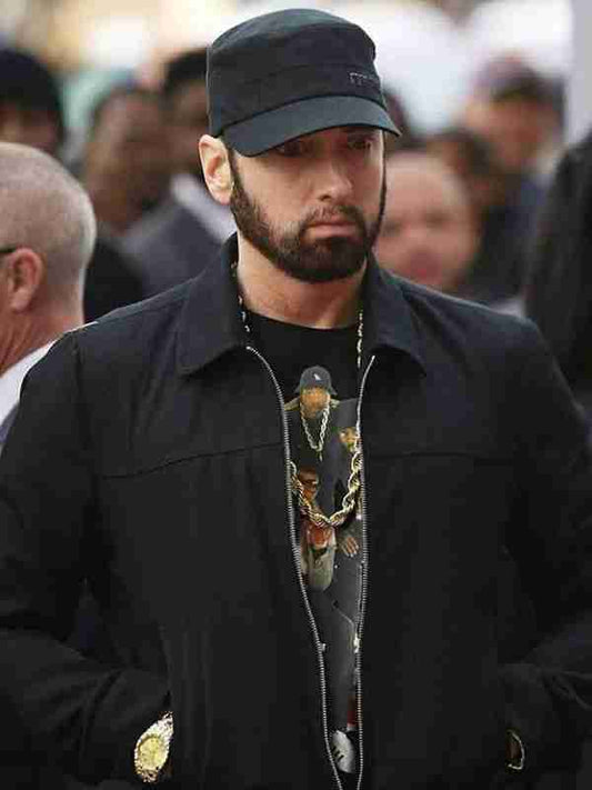 Walk Of Fame Eminem Black Jacket Max Jackets
