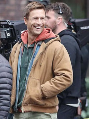 The Running Man 2025 Glen Powell Hooded Jacket Max Jackets
