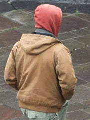 The Running Man 2025 Glen Powell Hooded Jacket Max Jackets