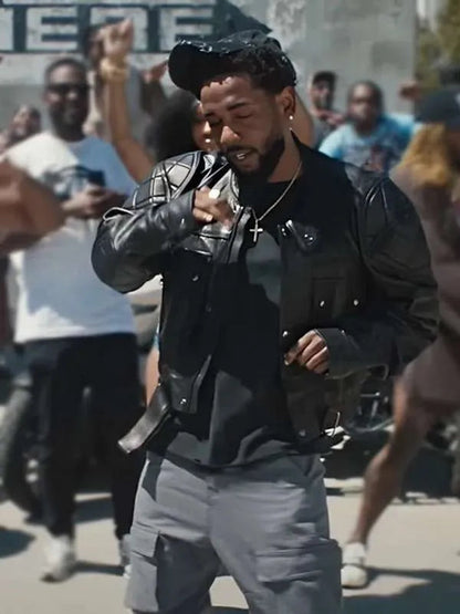 Kendrick Lamar Black Leather Jacket