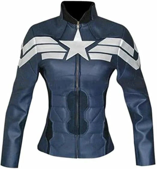 The Winter Soldier Captain America Jacket for Women