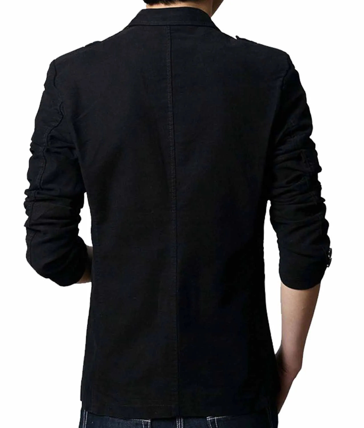 Men’s Slim Fit Black Casual Blazer Max Jackets