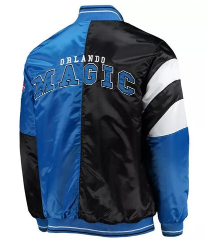 75th Anniversary Orlando Magic Leader Satin Color Block Jacket Max Jackets