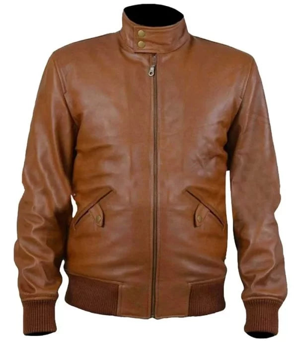 Steve Murphy Brown Leather Jacket Max Jackets