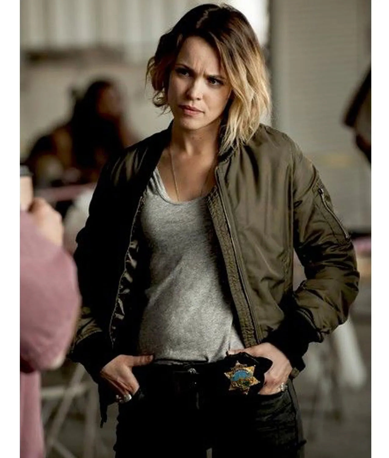 True Detective Rachel Mcadams Bomber Green Jacket Max Jackets