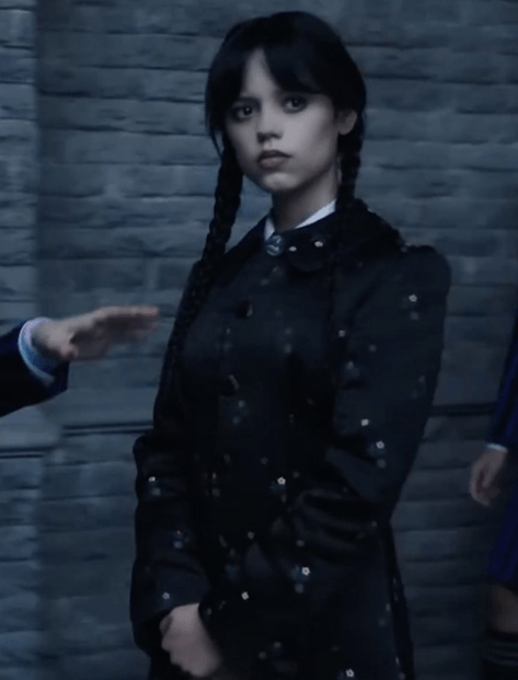 Wednesday 2022 Wednesday Adams Black Coat