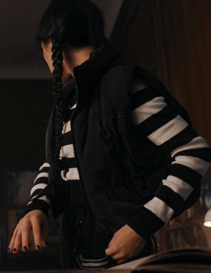 Wednesday 2022 Wednesday Addams Black Vest