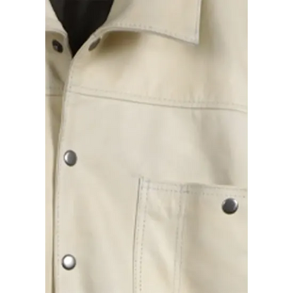 Yellowstone S05 John Dutton Cream Cotton Jacket Worn by Kevin Costner Max Jackets